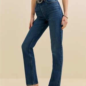 Reformation - Jax Stretch High Rise Straight Jeans
